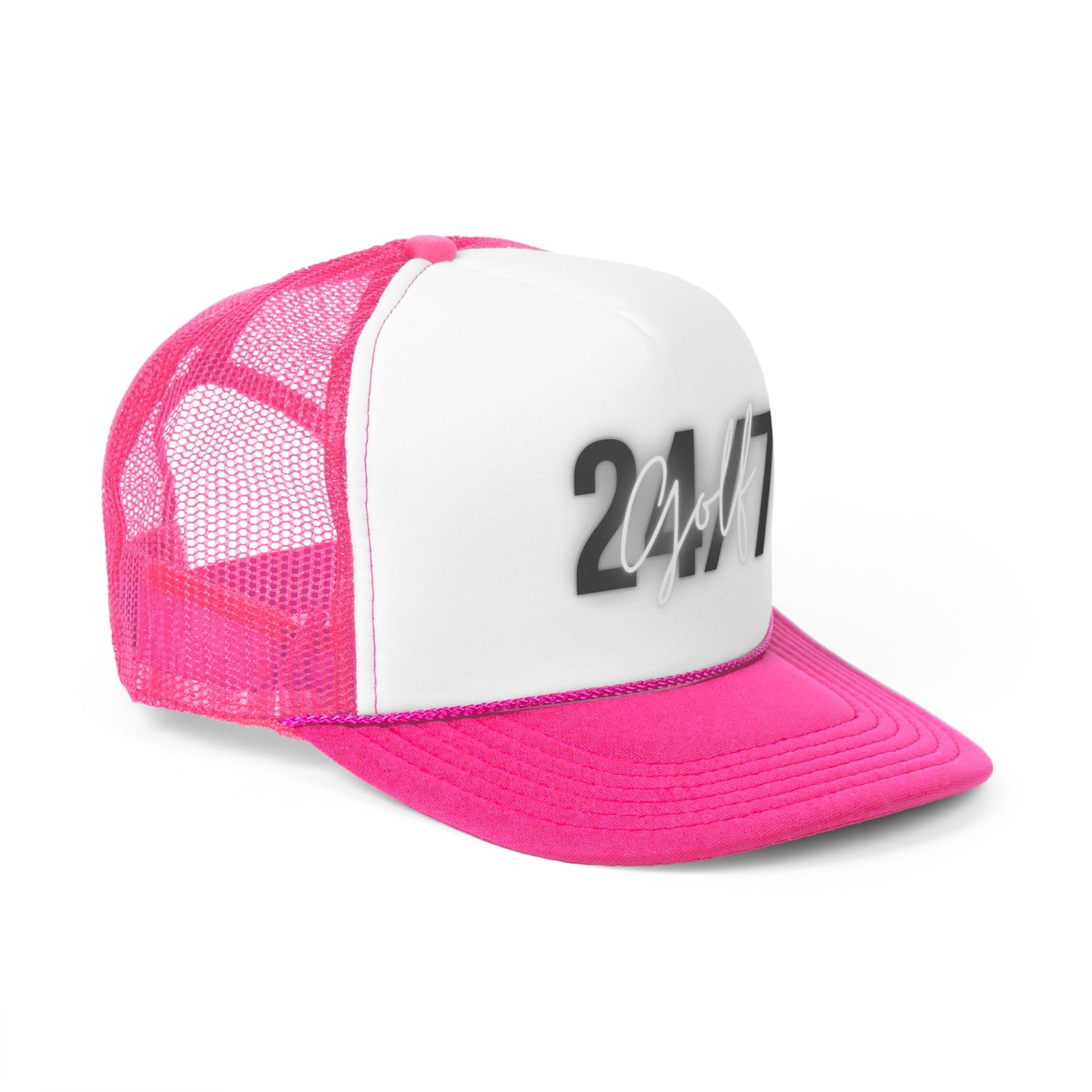 24/7 Black Trucker Hat