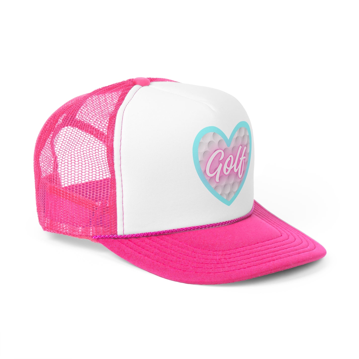 Heart Golf Trucker Hat