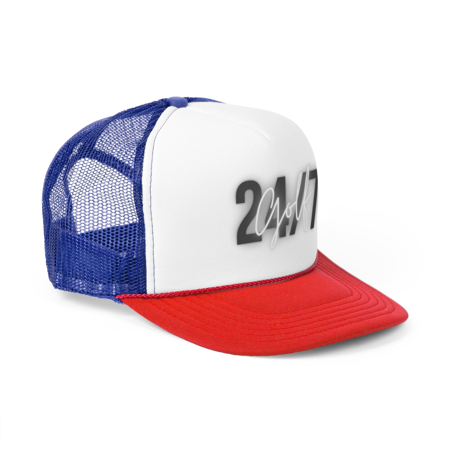 24/7 Black Trucker Hat