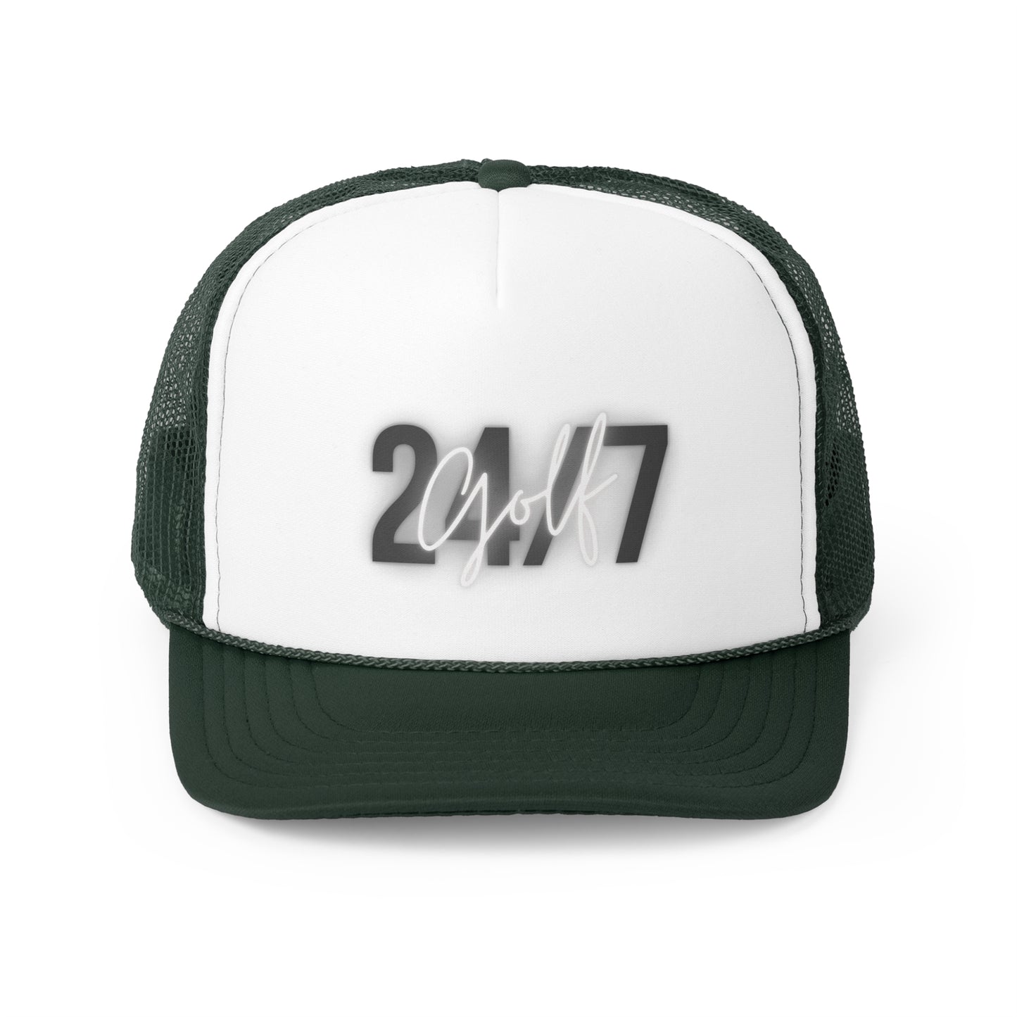 24/7 Black Trucker Hat