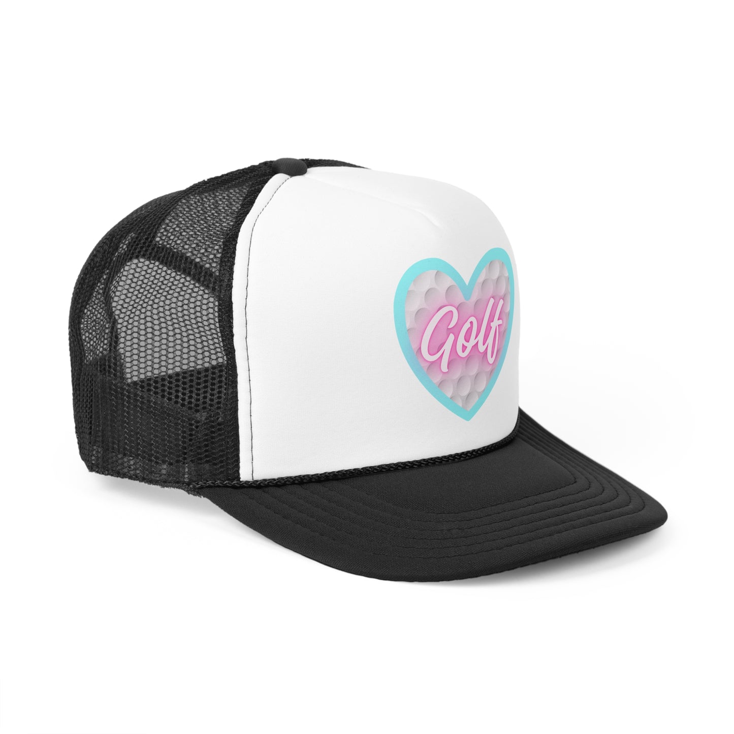 Heart Golf Trucker Hat