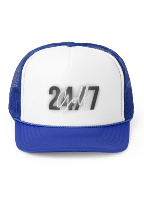 24/7 Black Trucker Hat